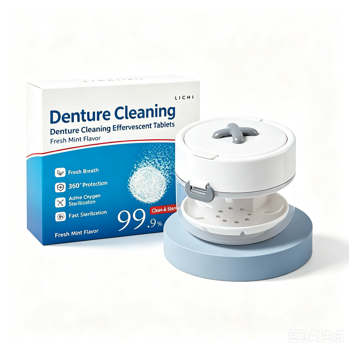 🔥Last Day Special Price $24.99!✨50K+ SOLD!🦷All-in-One Retainer Storage Case — Soaking Compartment, Built-in Mirror & Cleaning Tools