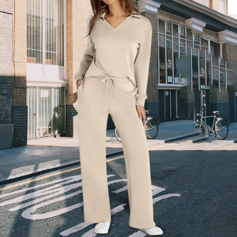 Spring 50% Off Sale-Women’s 2 Piece Lounge Set with Long Sleeves