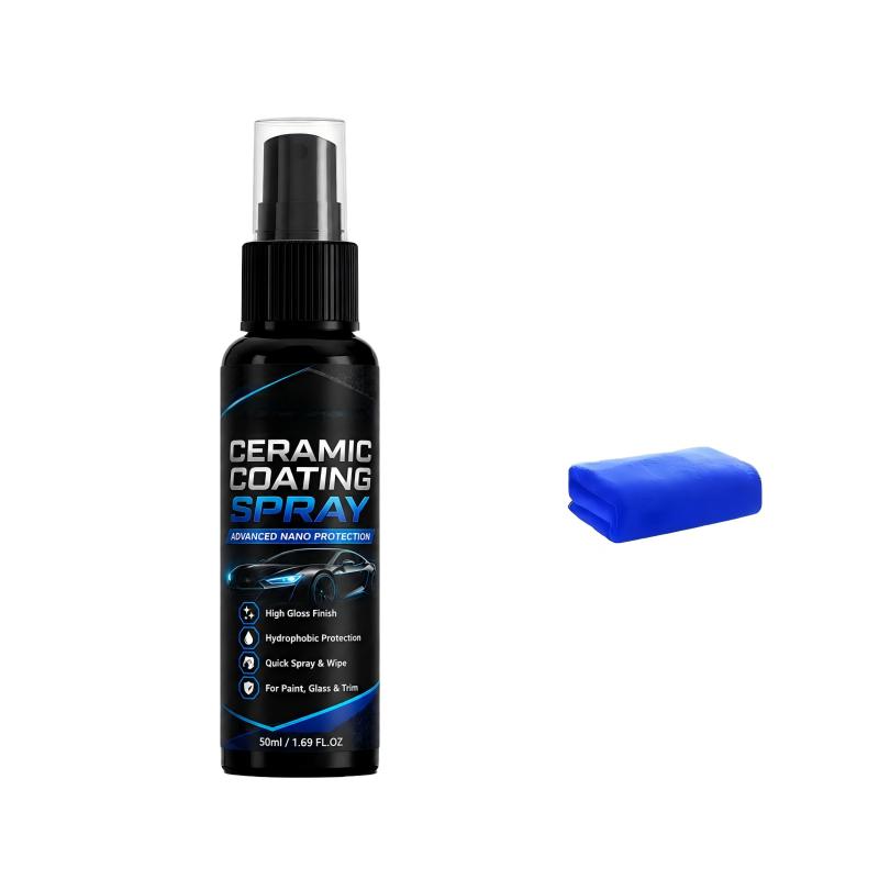 ๐ฅณ2026 HOT SALE๐ฅณ๐50K+ SOLD! ๐โจ 50% OFF! Nano Ceramic Coating Spray โ Hydrophobic barrier repels rain & mud, restores deep mirror-like gloss. Paint, glass & wheels โ one spray, showroom shine! ๐ก๏ธ๐