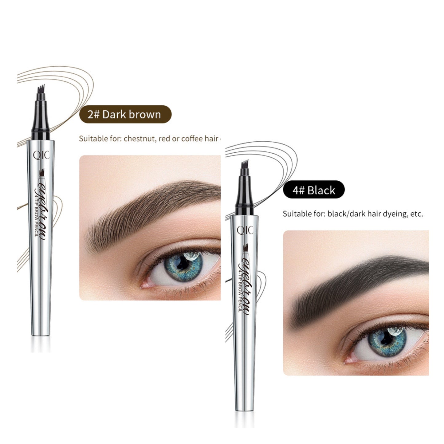 ✨ BUY 1 GET 1 FREE + 50% OFF! 🥳💞50K+ SOLD!💥🖌️3D Microblading Eyebrow Pencil – 4-prong tip creates natural hair-like strokes. Waterproof, smudge-proof 💕🎁