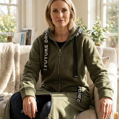 🧥Women's Hooded Long Sweatshirt – Cozy, Warm & Perfect for Fall & Winter