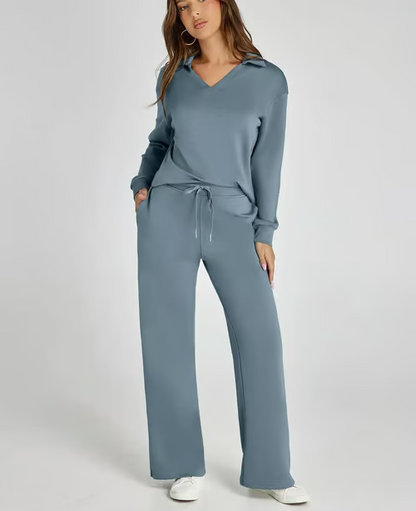 Spring 50% Off Sale-Women’s 2 Piece Lounge Set with Long Sleeves