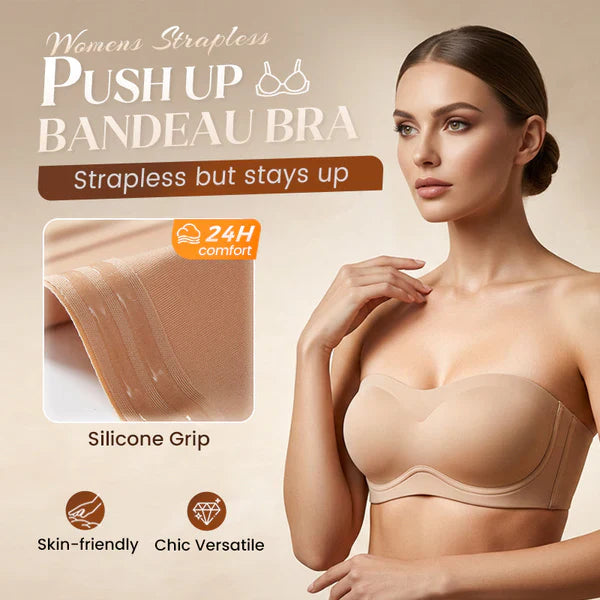 🏆 LAST DAY SALE ONLY ￡9.99!!✨Lusait SecureFit Non-Slip Wireless Strapless Bra