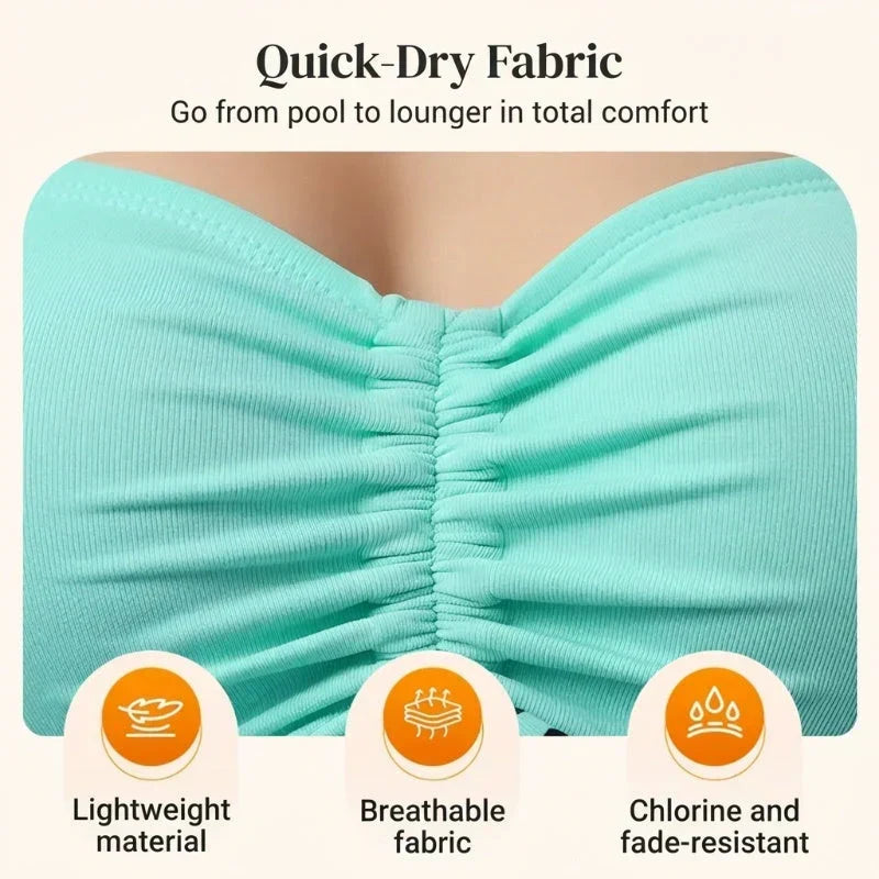 🔥 Women’s Tummy Control Swimdress with Shorts 👙🏖️
