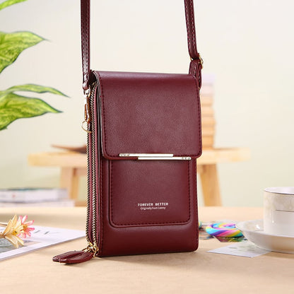 🏆Last Day Promotion：50% off👜📱 Simple and elegant women's touchscreen crossbody phone wallet
