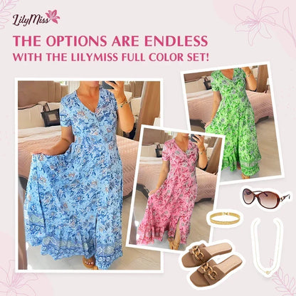 💃Floral Print V-neck Dress