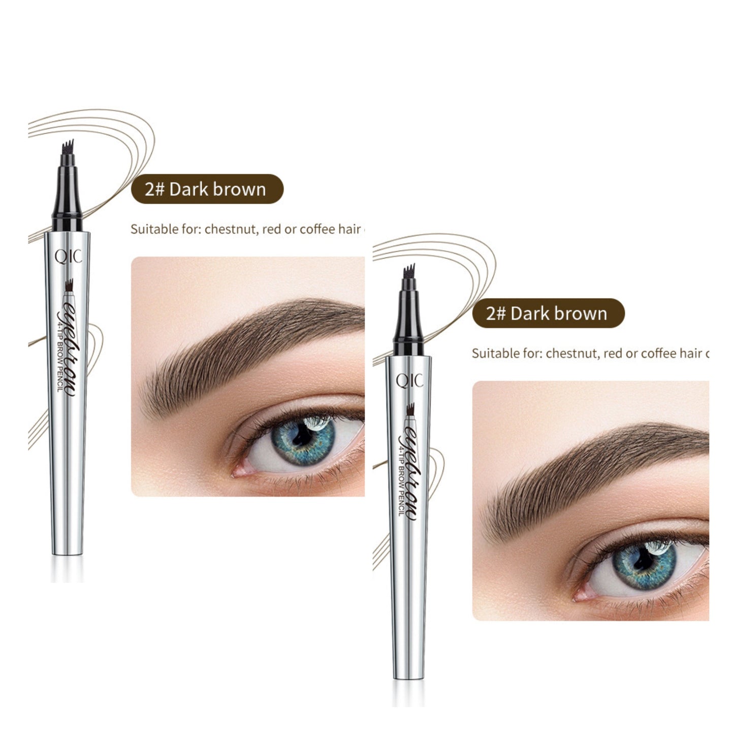 ✨ BUY 1 GET 1 FREE + 50% OFF! 🥳💞50K+ SOLD!💥🖌️3D Microblading Eyebrow Pencil – 4-prong tip creates natural hair-like strokes. Waterproof, smudge-proof 💕🎁