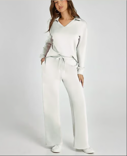 Spring 50% Off Sale-Women’s 2 Piece Lounge Set with Long Sleeves