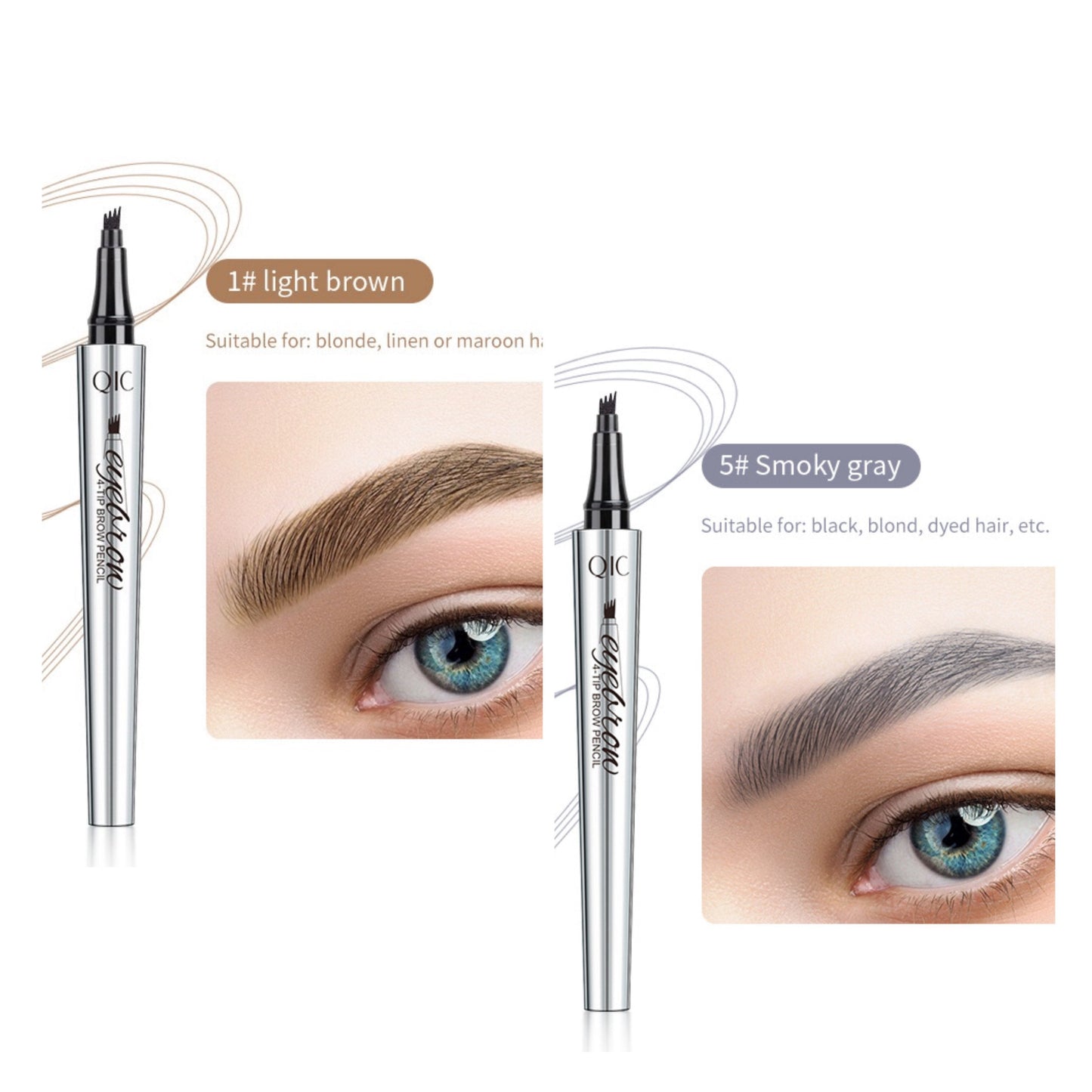 ✨ BUY 1 GET 1 FREE + 50% OFF! 🥳💞50K+ SOLD!💥🖌️3D Microblading Eyebrow Pencil – 4-prong tip creates natural hair-like strokes. Waterproof, smudge-proof 💕🎁