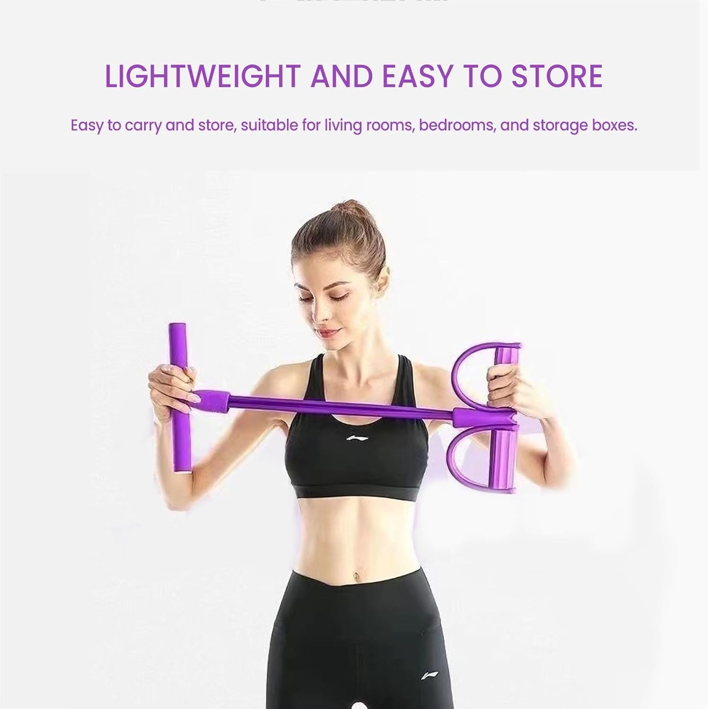 🔥50% OFF🔥💪 8-Tube Resistance Bands Set – Multifunction Tension Rope for Full-Body Workout, Strengthen Arms Legs Core, Foam Handles, Portable – Home Gym, Yoga, Stretching (21 Resistance Levels)