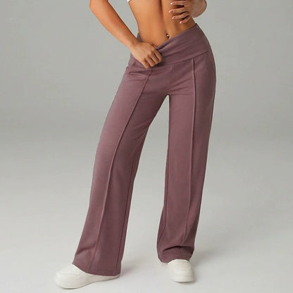 🧘‍♀️Women's High Waist Wide Leg Pants – Soft stretch fabric, gentle tummy control! Flattering fit for every shape. Easy pull-on, no tricky buttons. Your everyday essential. 🧵🦵