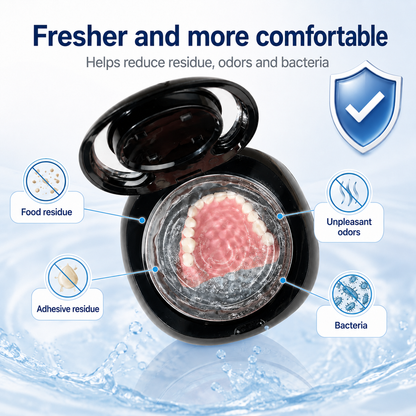 🦷 Denture Dome Ultrasonic UV-C Cleaner – For a fresher, cleaner denture in just 5 minutes