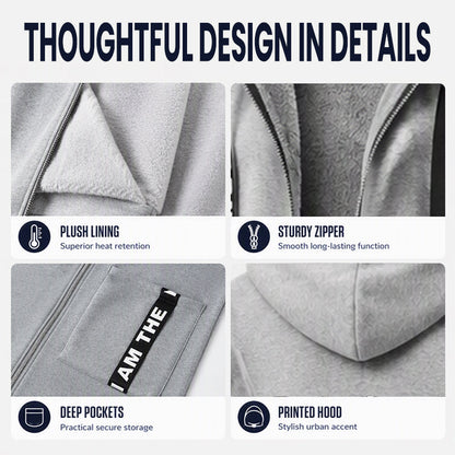 🧥Women's Hooded Long Sweatshirt – Cozy, Warm & Perfect for Fall & Winter