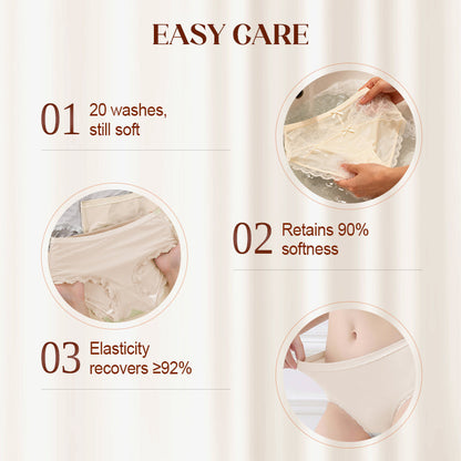 💃🌸 Women's Soft Lace Mid-Rise Panty | Delicate & Comfortable – Everyday Elegance ✨