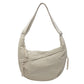 😍👜Unisex ensfarget nylon crossbody-veske med stor kapasitet