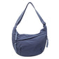 😍👜Unisex ensfarget nylon crossbody-veske med stor kapasitet