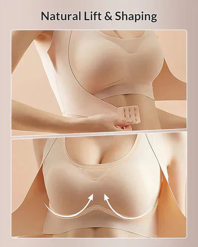 💖 🚗Delivered within five working days🔥⚡ Front-fastening criss-cross strap, wire-free posture-correcting bra ✨