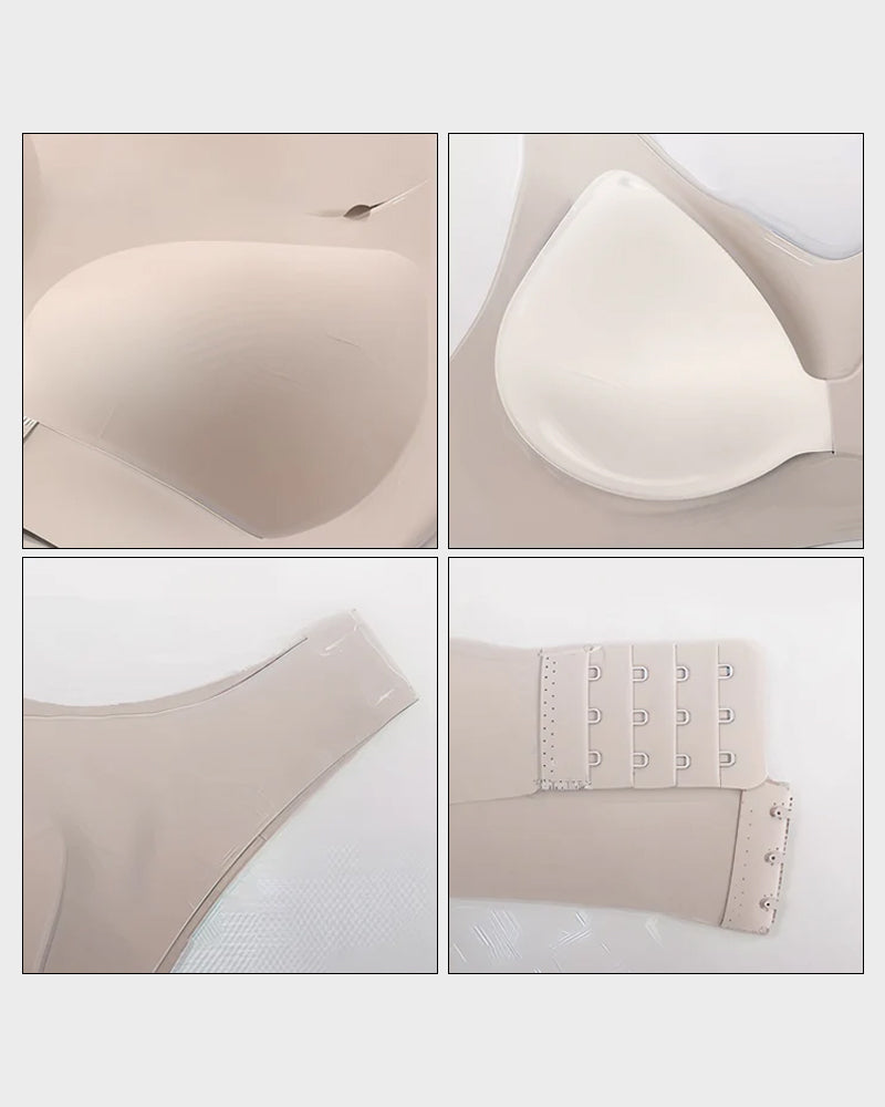 💖 🚗Delivered within five working days🔥⚡ Front-fastening criss-cross strap, wire-free posture-correcting bra ✨