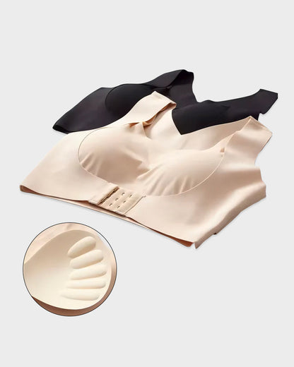 💖 🚗Delivered within five working days🔥⚡ Front-fastening criss-cross strap, wire-free posture-correcting bra ✨