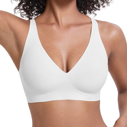 🎀Limited-time offer: 50% discount 💕  – the ultra-comfortable, wireless women's bra: seamless, low-V & push-up (free shipping on two items)