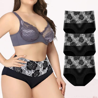 ✨LAST DAY BUY 5 GET 5 FREE✨Cotton High Waist Abdominal Slimming Hygroscopic Antibacterial Underwear