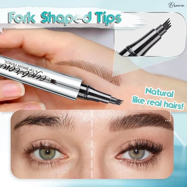 ✨ BUY 1 GET 1 FREE + 50% OFF! 🥳💞50K+ SOLD!💥🖌️3D Microblading Eyebrow Pencil – 4-prong tip creates natural hair-like strokes. Waterproof, smudge-proof 💕🎁