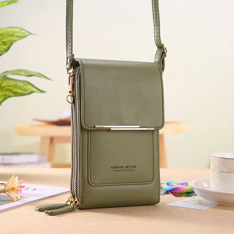 🏆Last Day Promotion：50% off👜📱 Simple and elegant women's touchscreen crossbody phone wallet