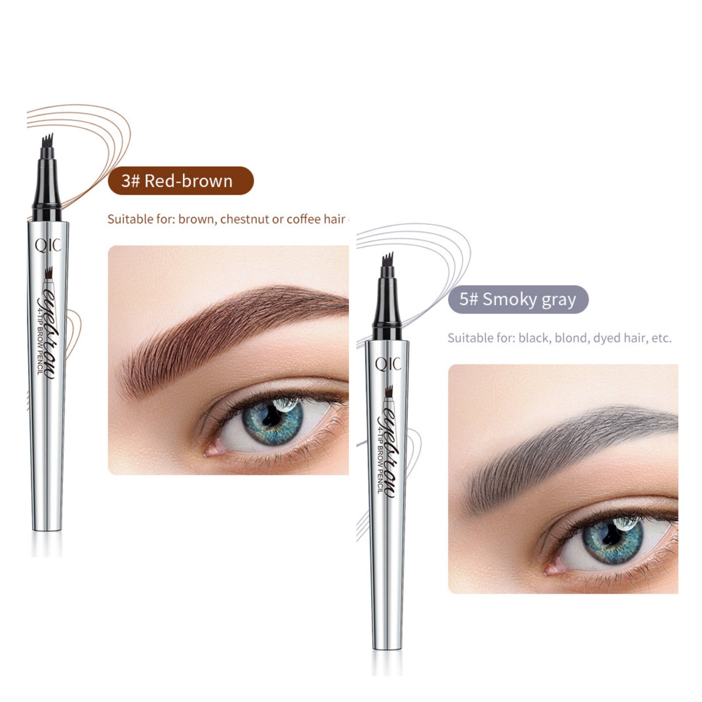 ✨ BUY 1 GET 1 FREE + 50% OFF! 🥳💞50K+ SOLD!💥🖌️3D Microblading Eyebrow Pencil – 4-prong tip creates natural hair-like strokes. Waterproof, smudge-proof 💕🎁