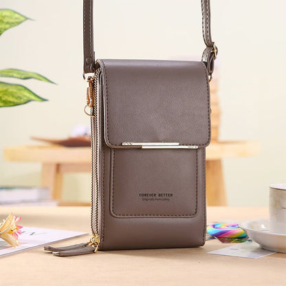 🏆Last Day Promotion：50% off👜📱 Simple and elegant women's touchscreen crossbody phone wallet