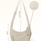 😍👜Unisex ensfarget nylon crossbody-veske med stor kapasitet