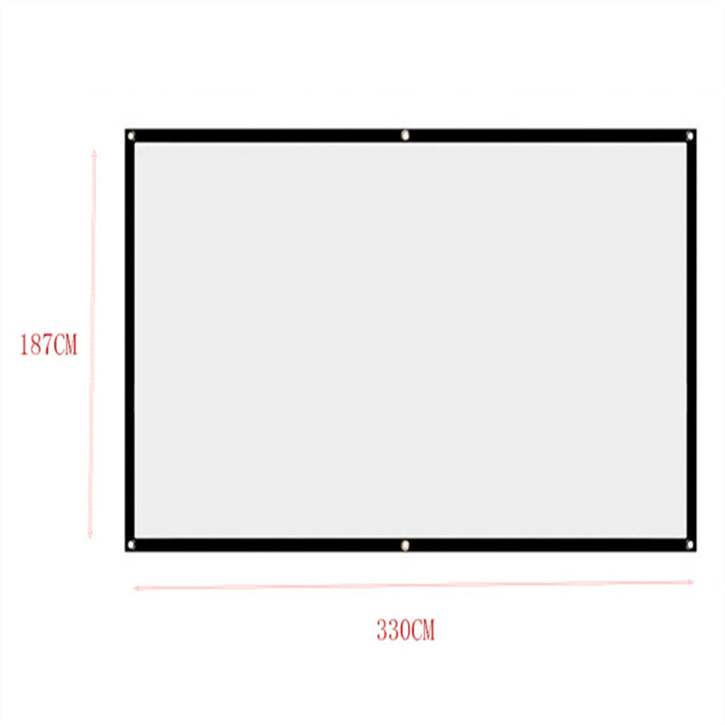 📺 High Definition Projection Screen - 120-inch Diagonal with Matte White Surface for Crystal Clear Home Cinema Experience 🎬🌟