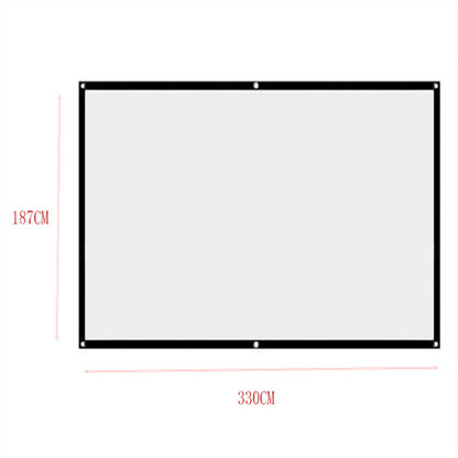 📺 High Definition Projection Screen - 120-inch Diagonal with Matte White Surface for Crystal Clear Home Cinema Experience 🎬🌟