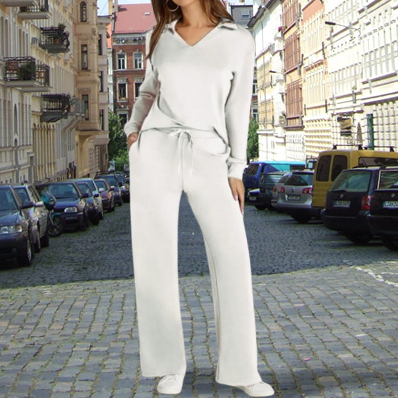 Spring 50% Off Sale-Women’s 2 Piece Lounge Set with Long Sleeves