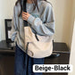 😍👜Unisex ensfarget nylon crossbody-veske med stor kapasitet