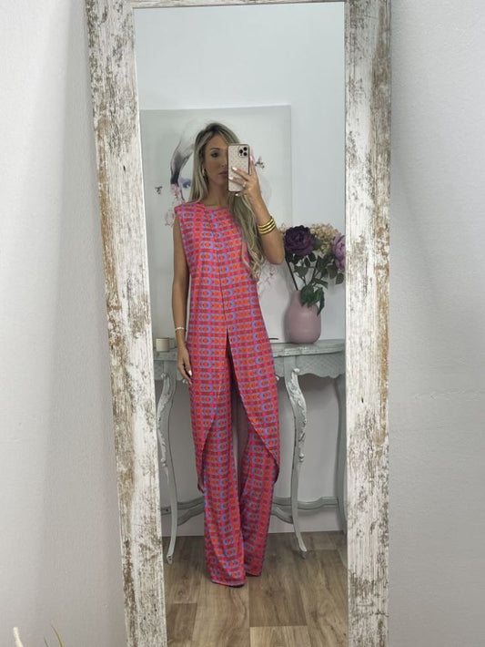 New Arrival Abstrakt trykt komfortabel dress for kvinner