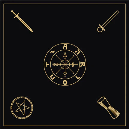 🔮50% OFF NOW! ✨ Witchy Cauldron Tarot Card Set – Rose Gold Accents, Complete Guide Book & Velvet Pouch 🎴📖