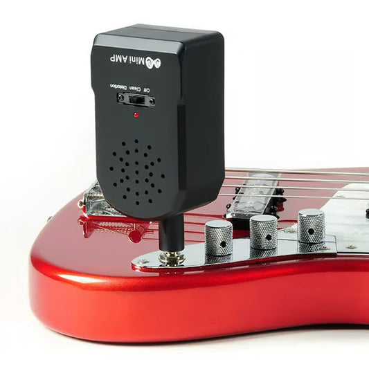 🔥💯Mini bærbar elektrisk gitarforsterkersett