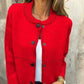 💗Uunnværlig vare for våren💗Dame cardigan med knapper