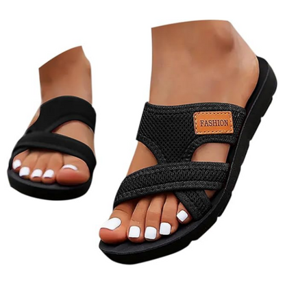 💕Enjoy the comfort💕Wide Feet Comfortable Open Toe Flat Sandals