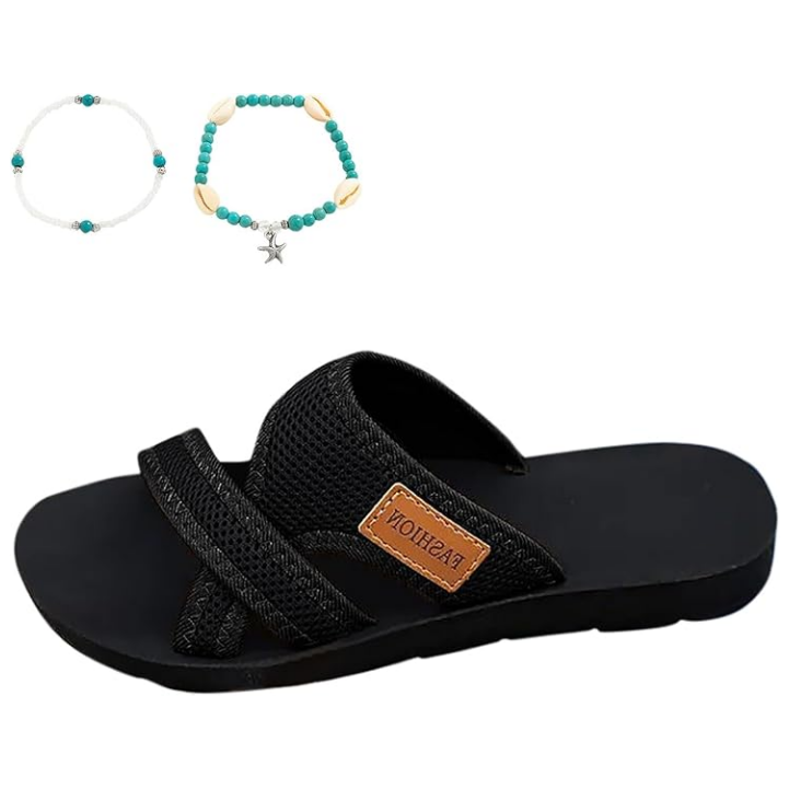 💕Enjoy the comfort💕Wide Feet Comfortable Open Toe Flat Sandals