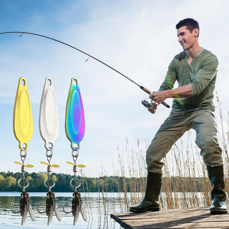🎣🔥50% OFF!! ✨🎁Metal propeller fishing lure for catching fish✨