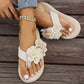 🏖️Sommertilbud🌴Sklisikre strandsandaler med blomsterdetaljer for kvinner