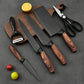6-Delt Non-Stick Knivsett