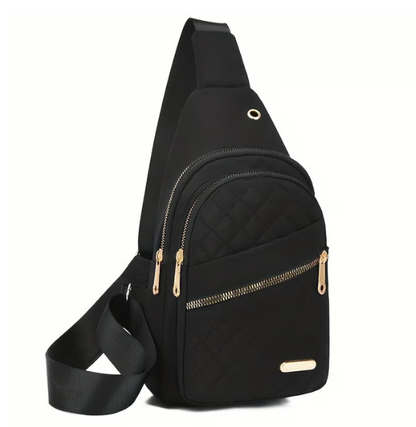 🔥Ryddesalg🔥Dames moteriktig uformell ensfarget crossbody-veske(Jo mer du kjøper, jo høyere rabatt)
