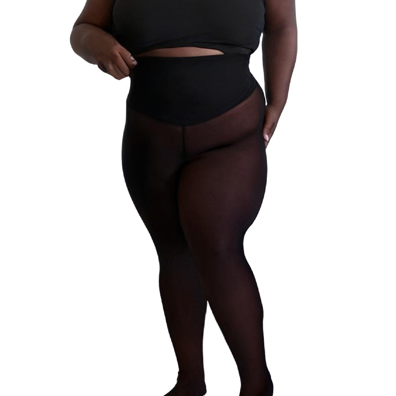 🔥LAST DAY Hot Sale 50% OFF🔥Women’s Thermal Sculpting Tights With Compression Waistband