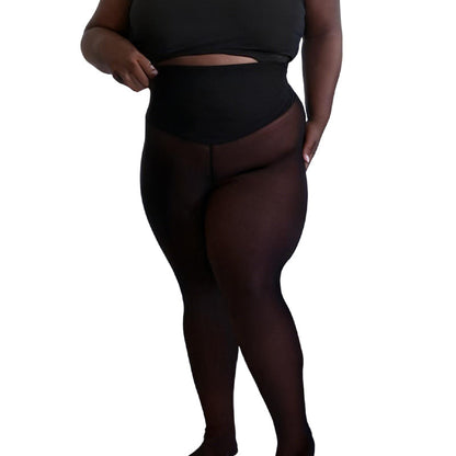 🔥LAST DAY Hot Sale 50% OFF🔥Women’s Thermal Sculpting Tights With Compression Waistband