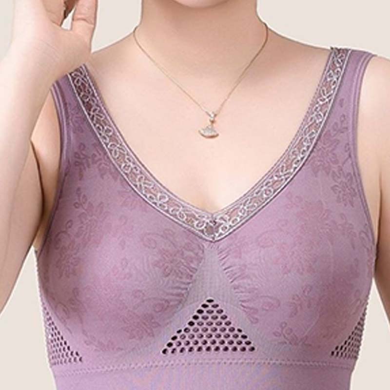 【✨1+1 Free - 2 Pcs】Pure Cotton Buttonless Comfy Lifting Bra