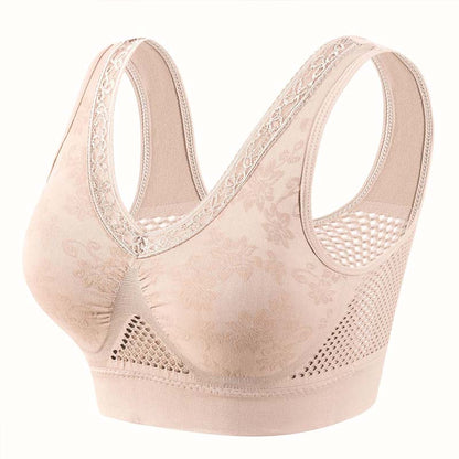 【✨1+1 Free - 2 Pcs】Pure Cotton Buttonless Comfy Lifting Bra