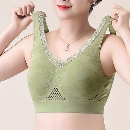 【✨1+1 Free - 2 Pcs】Pure Cotton Buttonless Comfy Lifting Bra