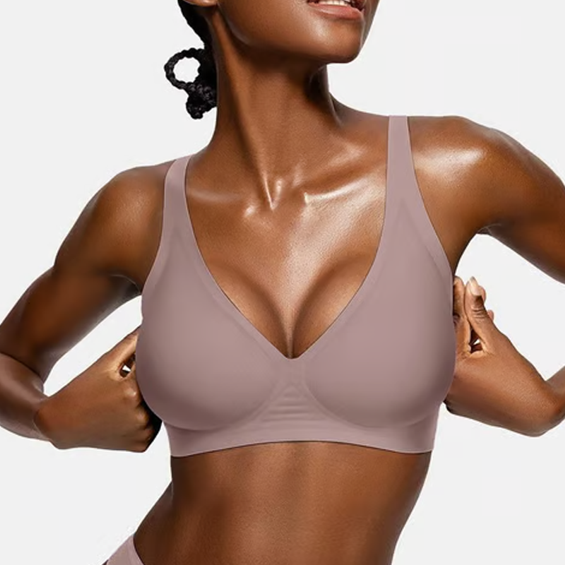 🎀Limited-time offer: 50% discount 💕  – the ultra-comfortable, wireless women's bra: seamless, low-V & push-up (free shipping on two items)